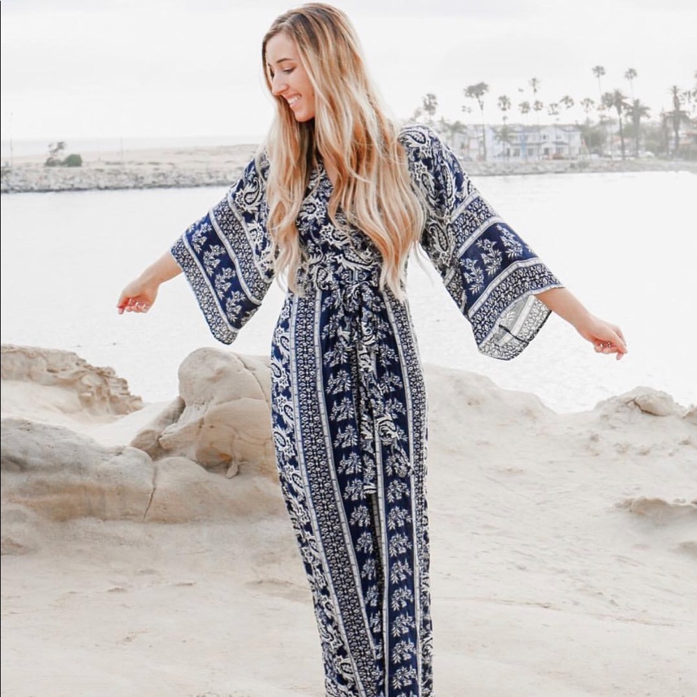 Xomandysue boho maxi dress